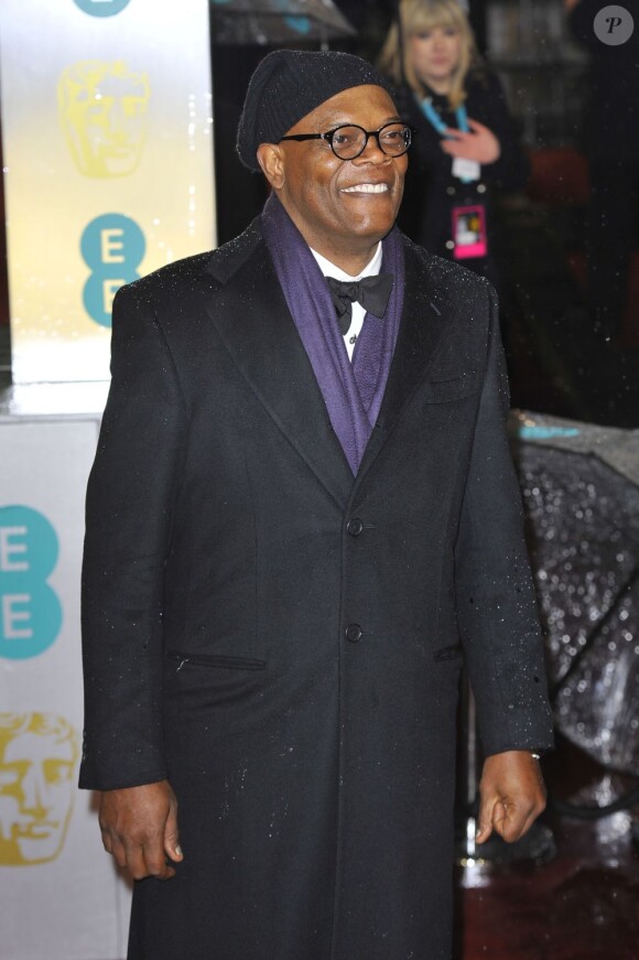 Samuel L. Jackson lors de la cérémonie des BAFTA à Londres le 10 février 2013