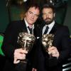 Quentin Tarantino et Ben Affleck lors de la cérémonie des BAFTA à Londres le 10 février 2013