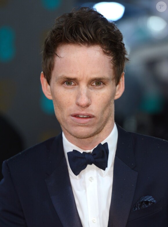 Eddie Redmayne lors de la cérémonie des BAFTA à Londres le 10 février 2013