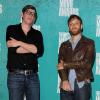 Dan Auerbach et son comparse Patrick Carney des Black Keys aux MTV Movie Awards à Los Angeles, le 3 juin 2012.