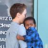 Charlize Theron emmène son jeune fils Jackson à un cours de gym pour enfants à West Hollywood, le 12 fevrier 2013.