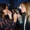 Justine Fraioli et Laurie Cholewa lors de la soirée de lancement des nouveaux parfums de glace Magnum au Pavillon Cambon à Paris le 13 février 2013.
