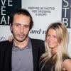 Le fondateur de Save The Brand David et Diane Maarek au Chez Papillon à Paris. Le mardi 12 février 2013.