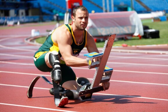 Oscar Pistorius lors des championnats du monde handisport à Christchurch en Nouvelle-Zélande le 25 janvier 2011