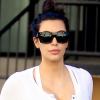 Kim Kardashian quitte sa salle de sport dans le quartier de Studio City. Los Angeles, le 14 février 2013.