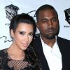 Kim Kardashian et Kanye West fêtaient le Nouvel An au 1OAK à Las Vegas. Le 31 décembre 2012.