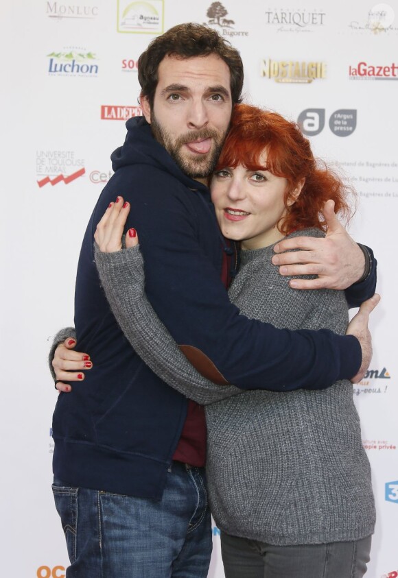 Anne-Elizabeth Blateau et David Mora lors du 15ème festinal international du film de Luchon, le vendredi 15 février 2013.