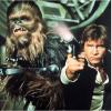 Harrison Ford (Han Solo) au côté de Chewbacca, prêts pour revenir dans Star Wars 7.