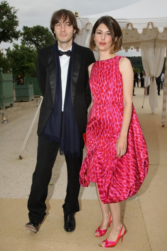 Sofia Coppola et Thomas Mars à Versailles le 2 juillet 2007.