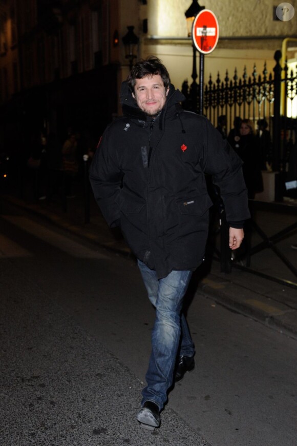 Guillaume Canet aux 20 ans de Solidarité Sida à Paris, le 19 février 2013.