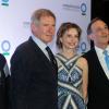 Calista Flockhart accompagne Harrison Ford au lancement de la branche brésilienne de l'organisation Conservation Internationa à Sao Paolo le 20 février 2013