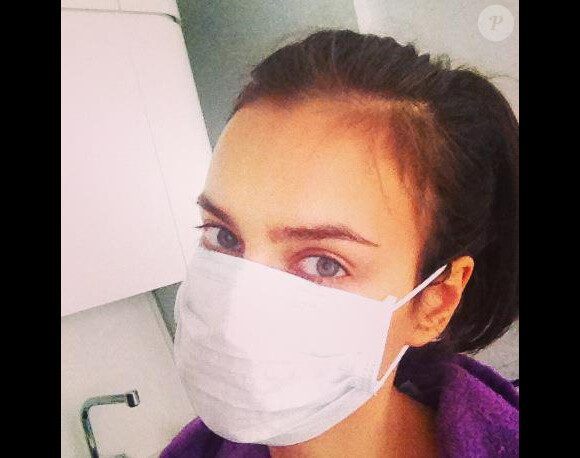 Irina Shayk a peur de la grippe, le 19 février 2013