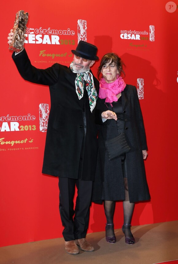 Jacques Audiard lors de la 38e cérémonie des César le 22 février 2013 à Paris