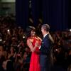 Barack Obama et Michelle Obama, dansent à l'investiture du président, à Washington, le 21 janvier 2013.