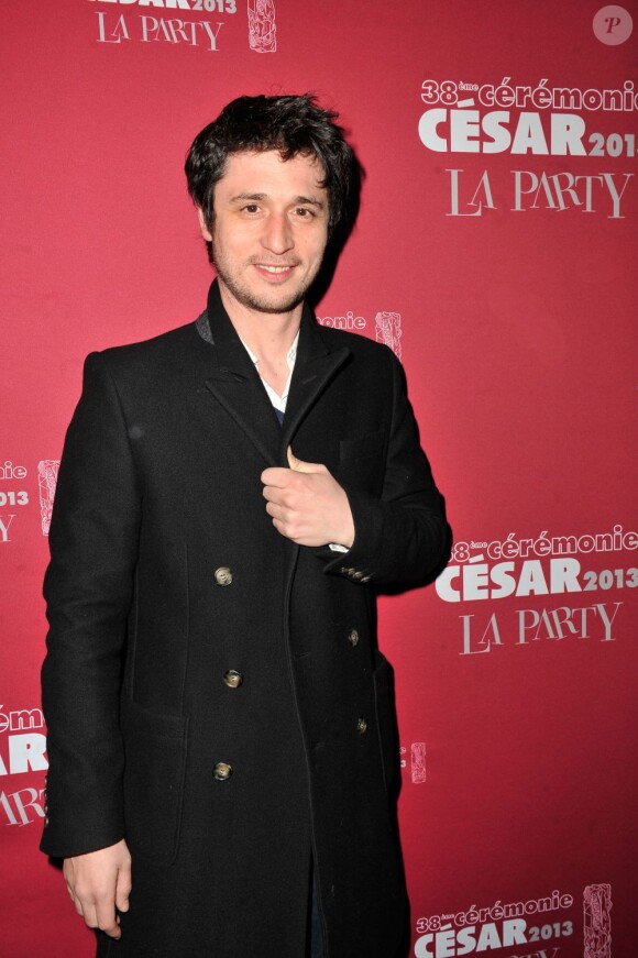 Jérémie Elkaïm lors de l'after des César 2013, "La Party", au club 79 à Paris, le 22 février 2013