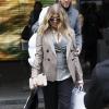 Fergie, enceinte, en plein shopping à Milan, le samedi 23 février 2013.