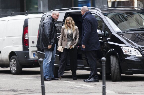Fergie en plein shopping à Milan, le samedi 23 février 2013.
