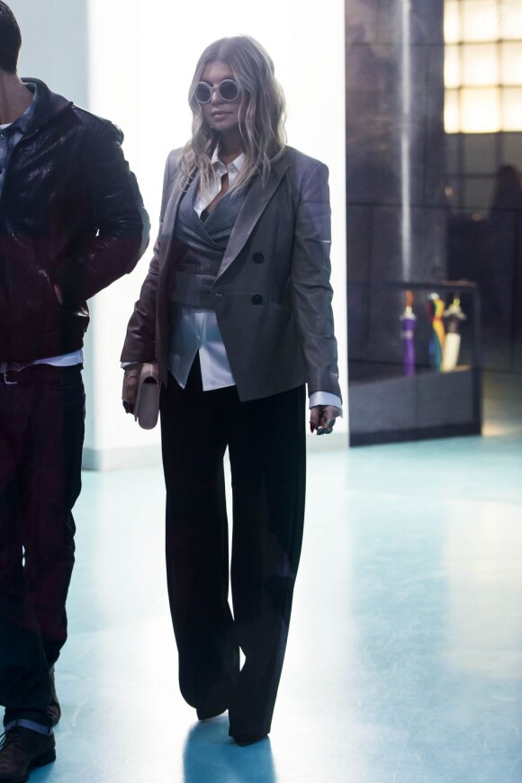 Fergie en plein shopping à Milan, le samedi 23 février 2013.
