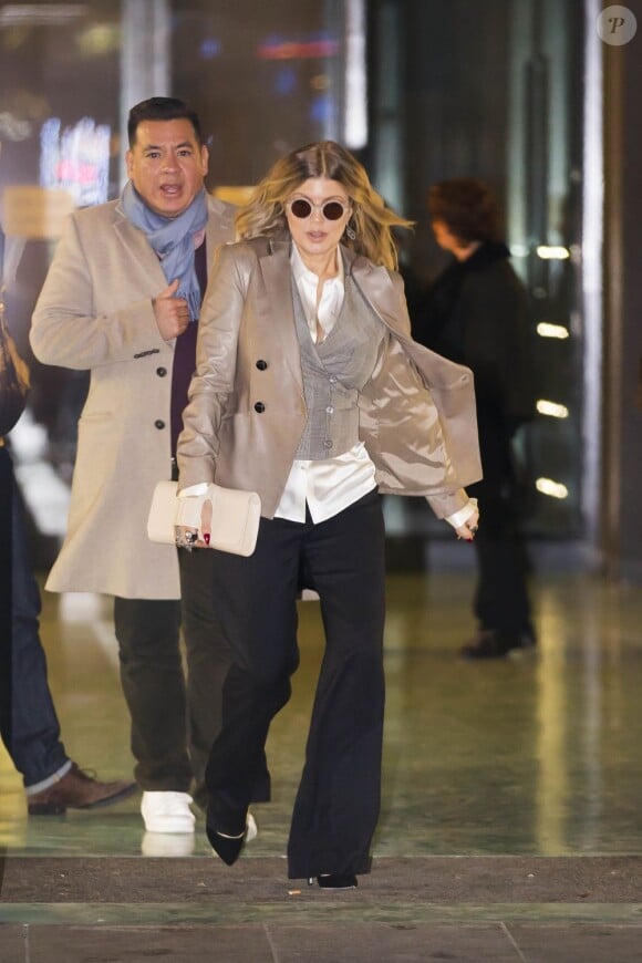 Fergie en plein shopping à Milan, le samedi 23 février 2013.