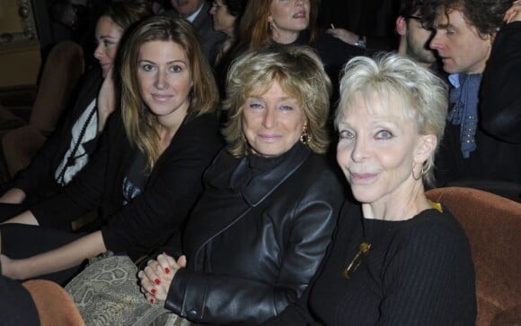 Amanda Sthers, Danièle Thompson et Tonie Marshall pour la 200e d'"Inconnu à cette adresse" au Théâtre Antoine à Paris, le 25 février 2013.