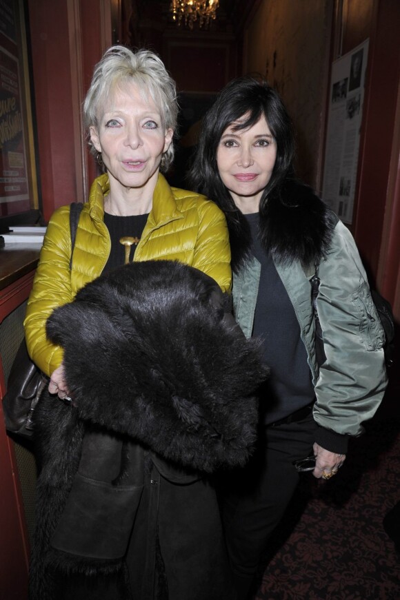 Tonie Marshall et Evelyne Bouix pour la 200e d'"Inconnu à cette adresse" au Théâtre Antoine à Paris, le 25 février 2013.