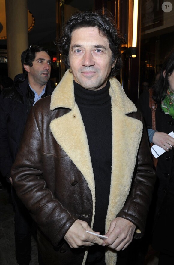 Bruno Madinier pour la 200e d'"Inconnu à cette adresse" au Théâtre Antoine à Paris, le 25 février 2013.