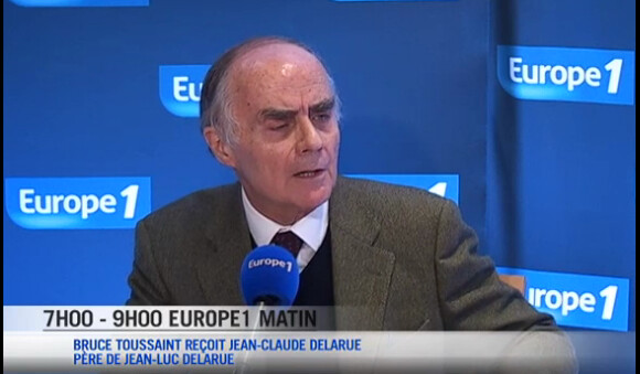 Jean-Claude Delarue, père de Jean-Luc Delarue, lors de son intervention sur Europe 1 le 19 septembre 2012