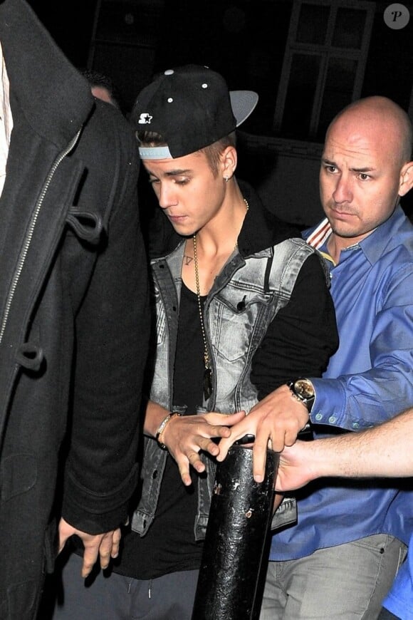 Justin Bieber à Londres, le 26 février 2013.