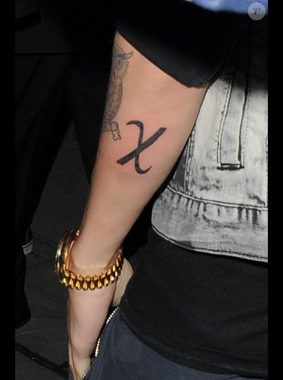 Justin Bieber à Londres, le 26 février 2013. Le chanteur a arboré un énième tatouage.