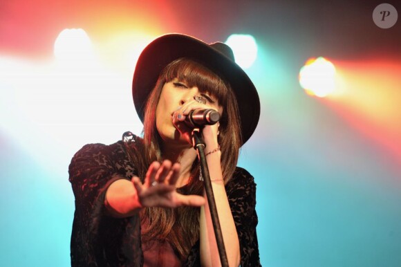 Nolwenn Leroy participe au 3e Monaco Beach Soccer Show à Monaco le 9 février 2013.