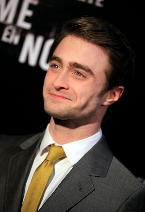 Dan Radcliffe pendant la première de La Dame en Noir à Paris, le 7 février 2012.
