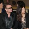 Bono et sa femme Ali Hewson assistent au défilé automne-hiver 2013 de Stella McCartney à l'Opéra Garnier. Paris, le 4 mars 2013.