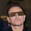 Bono assiste au défilé automne-hiver 2013 de Stella McCartney à l'Opéra Garnier. Paris, le 4 mars 2013.