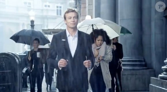 L'acteur Simon Baker dans la publicité du parfum Givenchy 'Gentlemen Only'. Mars 2013.