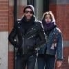 Lourdes et son père Carlos Leon, avec une amie, à Soho à New York, le 3 mars 2013.