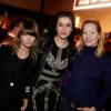 Axelle Laffont, Jovanka Sopalovic et Gabrielle Lazure à la soirée K11 organisée au Pavillon Vendôme à Paris. Le 5 mars 2013.