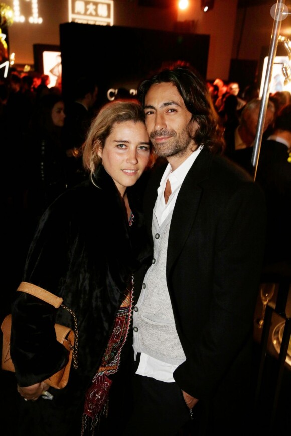 Vahina Giocante et son mari à la soirée K11 organisée au Pavillon Vendôme à Paris. Le 5 mars 2013.
