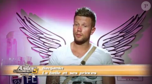 Benjamin dans Les Anges de la télé-réalité 5 le mercredi 6 mars 2013 sur NRJ 12