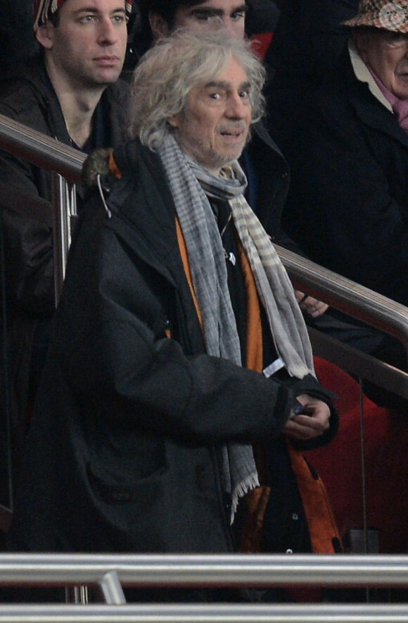 Louis Bertignac lors du match de Ligue des champions entre le PSG et Valence (1-1) au Parc des Princes à Paris le 6 mars 2013
