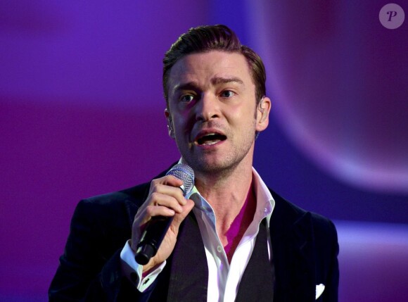 Justin Timberlake sur le plateau de l'émission Wetten dass..? le 23 février 2013.