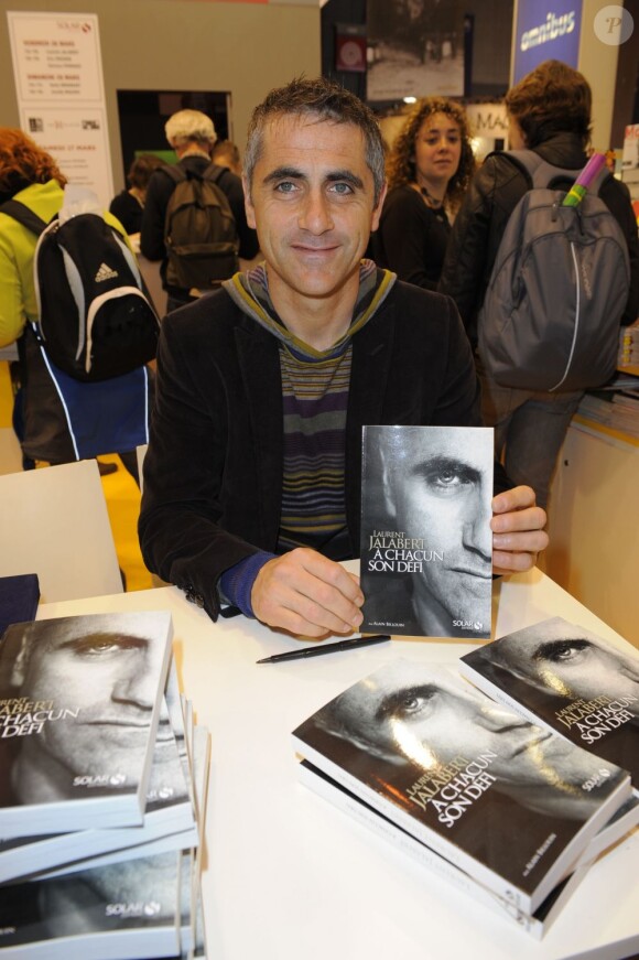 Laurent Jalabert au Salon du livre le 26/03/2010.