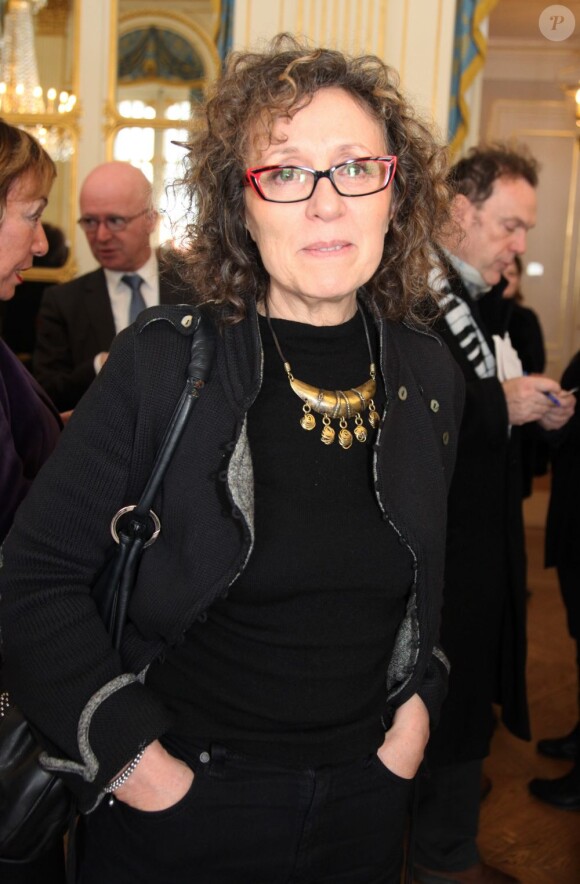 Mireille Dumas au lancement de la Semaine de la langue francaise et de la Francophonie au ministère de la Culture, le 12 mars 2013.