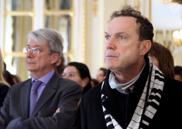 Julien Lepers au lancement de la Semaine de la langue francaise et de la Francophonie au ministère de la Culture, le 12 mars 2013.
