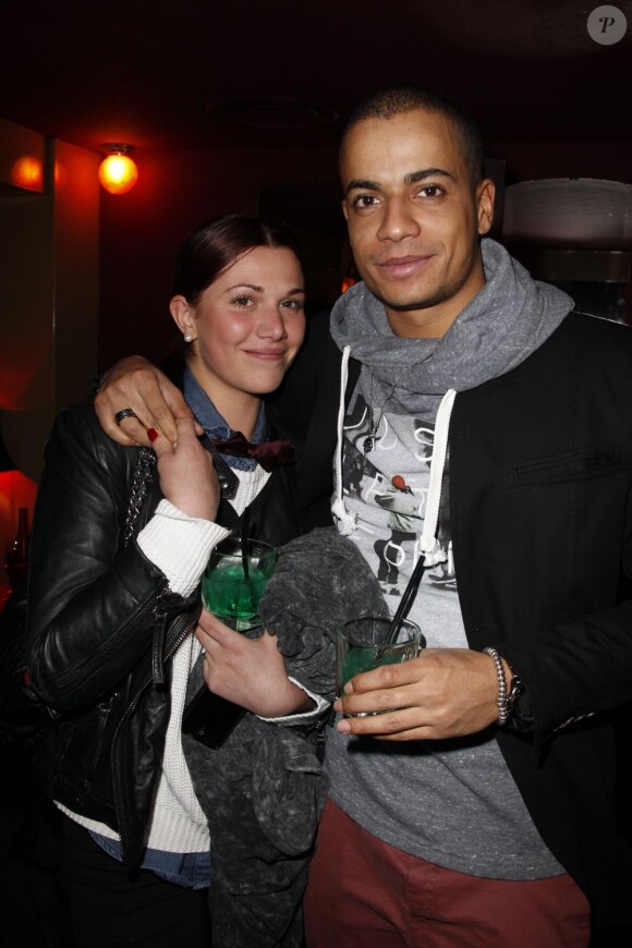 Romain et sa fiancée Audrey au China Club, à Paris, le 13 mars 2013