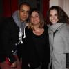 Romain, Charlotte Valandrey et Vanina au China Club, à Paris, le 13 mars 2013