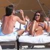 Tamara Ecclestone et son fiancé Jay Rutland profitent du soleil de Miami ce jeudi 14 mars 2013 en ne faisant rien.