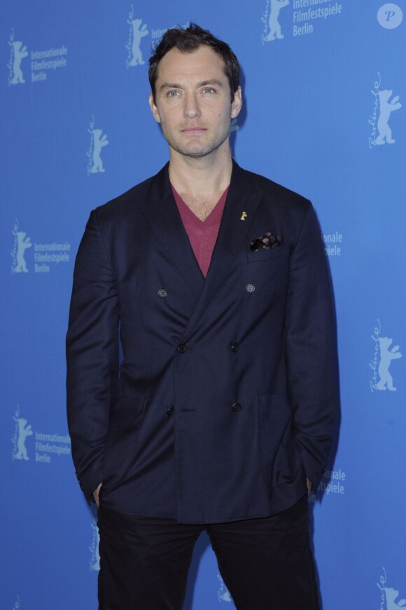 Jude Law au Festival International du film de Berlin, le 12 février 2013.