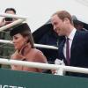 Le prince William et Kate Middleton, duchesse de Cambridge, arrivent au festival de Cheltenham, le 15 mars 2013.