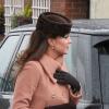 Kate Middleton, duchesse de Cambridge, arrive au festival de Cheltenham, le 15 mars 2013.
