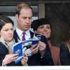 Le prince William et Kate Middleton, duchesse de Cambridge, ont assisté au festival de Cheltenham, le 15 mars 2013.